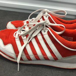 Kswiss  Men's Orange/White Sneakers Size 8.5